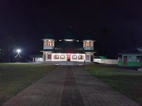 Mosque in the night Stock Photos