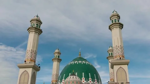 Mosque in North Sumatra. Indonesia. Stock Footage 252355485