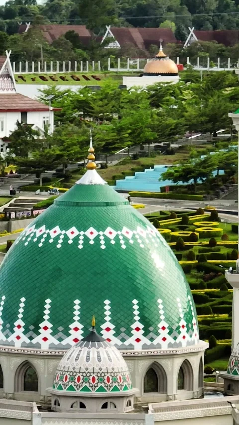 Mosque in North Sumatra. Indonesia. Stock Footage 252406508