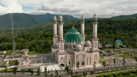 Mosque in North Sumatra. Indonesia. Stock Footage 323235172