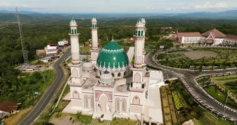 Mosque in North Sumatra. Indonesia. Stock Footage 345324283