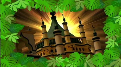 Mosque in Pakistan Stock Footage 45971336