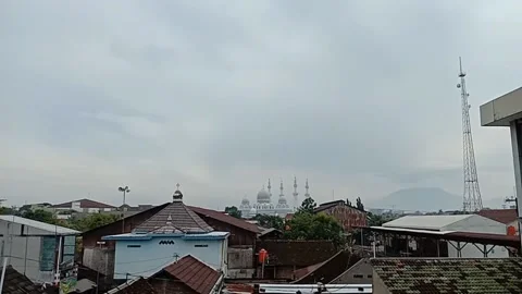 Mosque Raya Sheikh Sayed Surakarta Stock Footage 227819111