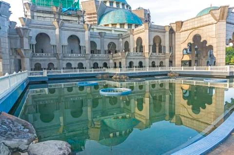 Mosque reflection Stock Photos