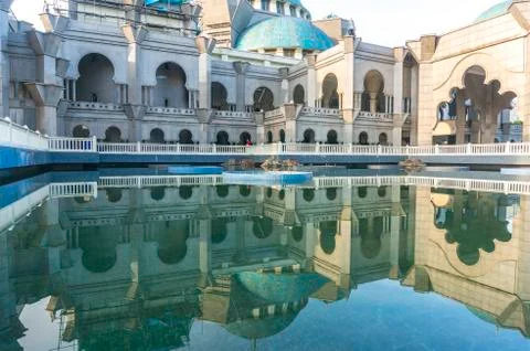 Mosque reflection Stock Photos