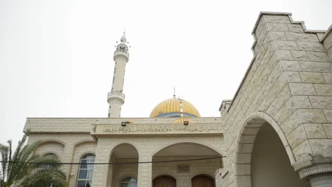 Mosque Sakhnin 스톡 동영상 102177906