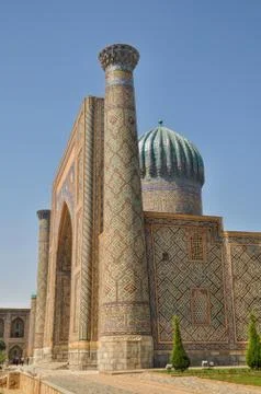 Mosque in Samarkand Stock Photos