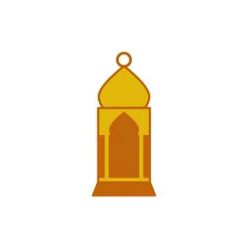 Mosque Shape Hanging Lantern Illustration Graphic Design Иллюстрация