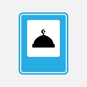 Mosque Sign Stock Illustration