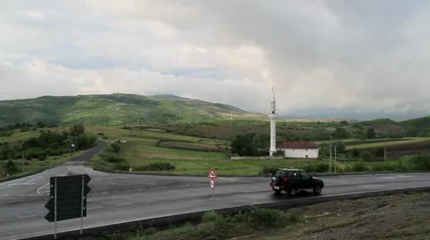 Mosque on the silk road Stock Footage 21992809