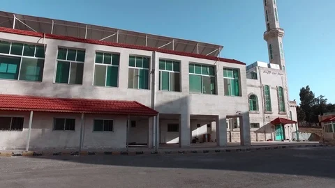 Mosque With Solar Panels_2 Stock Footage 75606024