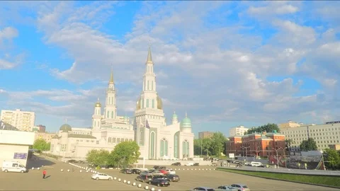 Mosque on a summer timelapse Vidéo 79815115