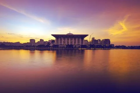 Mosque sunrise Stock Photos