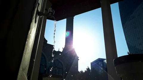 Mosque before sunset Stockbeeldmateriaal 80910252