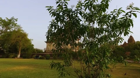 A mosque surrounded by nature Stock Footage 108298502