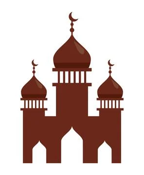 Mosque temple building Ilustración de archivo