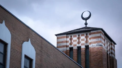 Mosque timelapse Stock Footage 111665334