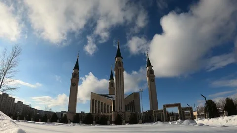 Mosque: timelapse Video stock 250552423
