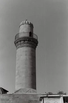 Mosque tower Azerbijan Stock Photos