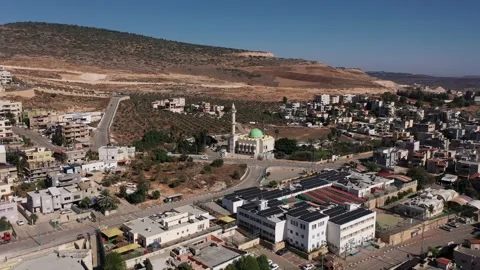 A Mosque Tower Drone 動画素材 347815729
