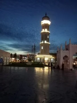 Mosque tower Stock Photos