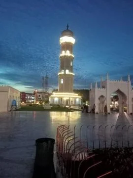 Mosque tower Stock Photos