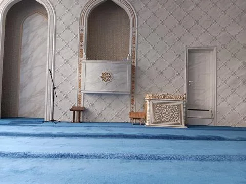 Mosque Umar Ibn Al-Khattab Mosque at Almaty, Kazakhstan Stock Photos