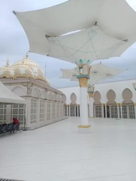 Mosque umbrella Foto stock