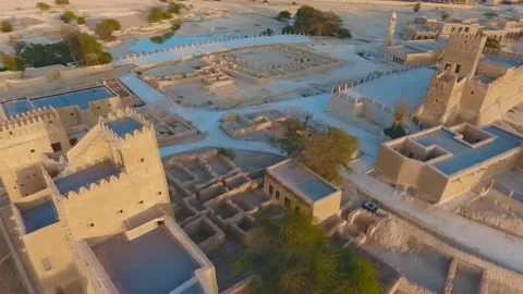 Mosque in Umm Salal Mohammed - Qatar, Middle East Vídeos de archivo 106790671