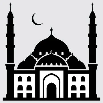 Mosque vector art design Ilustración de archivo