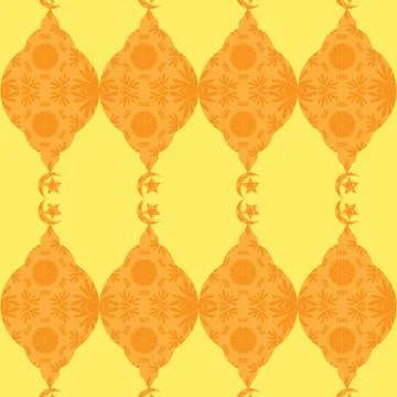 Mosque vector design dome background Stock Illustration