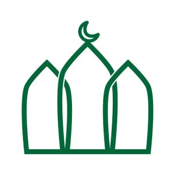 Mosque vector graphic design illustration template 스톡 일러스트