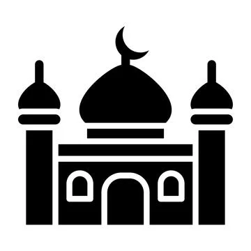 Mosque Vector Icon Design Illustration Stock Illustration