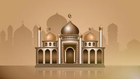 Mosque Vector illustration Illustrazione stock