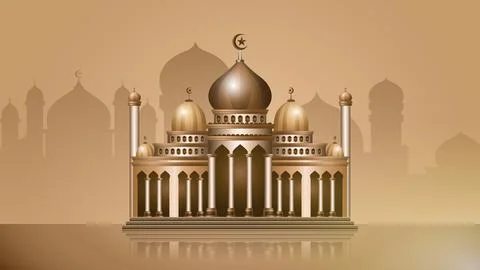 Mosque Vector illustration Illustrazione stock