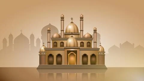 Mosque Vector illustration Illustrazione stock