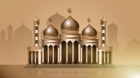 Mosque Vector illustration Illustrazione stock