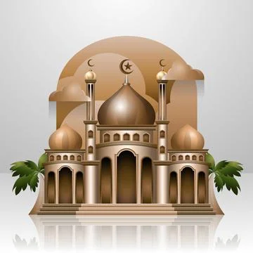 Mosque Vector illustration Illustrazione stock
