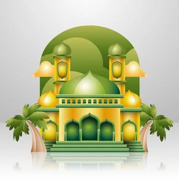 Mosque Vector illustration Illustrazione stock