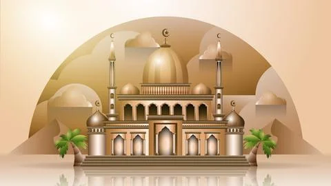 Mosque Vector illustration Illustrazione stock