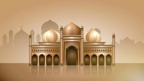 Mosque Vector illustration Illustrazione stock