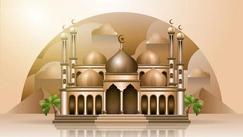 Mosque Vector illustration Illustrazione stock
