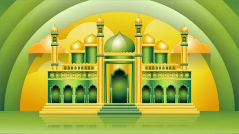 Mosque Vector illustration Illustrazione stock