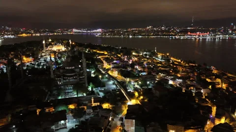 Mosque view with seaside view Stock Footage 253674040