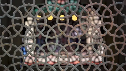 Mosque Window Stock Footage 147332716