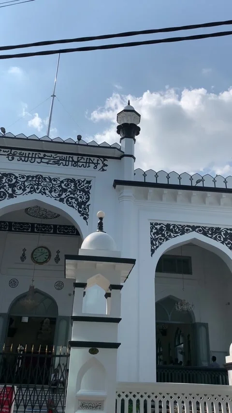 Mosque in Yangon Stock Footage 343882174