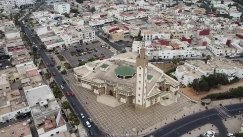 Mosquee Mohamed V in Agadir Stock Footage 341283765