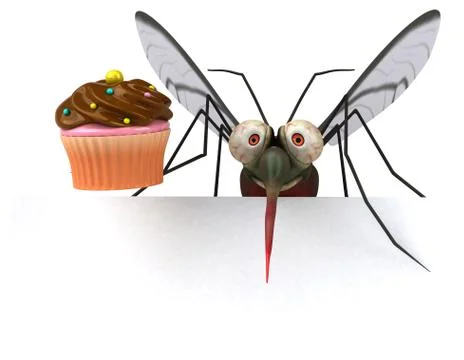 Mosquito - 3D Illustration イラスト素材