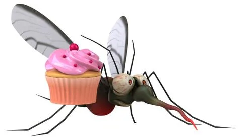 Mosquito - 3D Illustration イラスト素材
