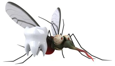 Mosquito - 3D Illustration イラスト素材